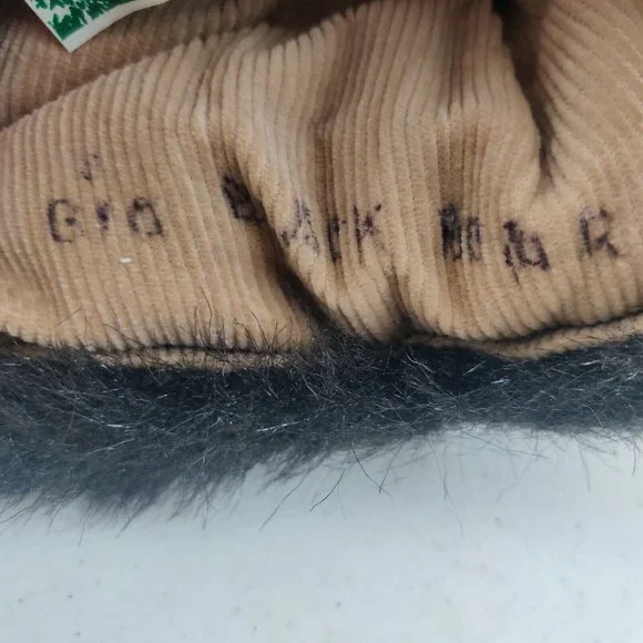 Vintage Folkmanis Furry Folk Baby Black Bear Hand Puppet Cub Plush - Picture 7 of 10